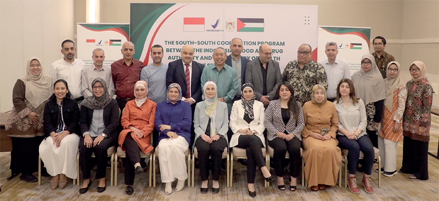 Indonesian FDA organises a capacity building programme for Palestinian Ministry of Health officials in Amman (Photo courtesy of the Indonesian FDA)