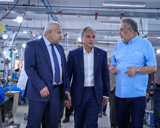 Prime Minister Jafar Hassan on Sunday tours six educational, industrial, youth and health facilities in the districts of Al Koura and Qasabat Irbid (Petra photo)