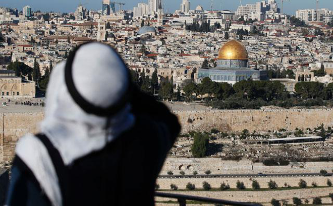 A general view shows the Dome of the Rock at Al Aqsa Mosque compound in the Old City of Jerusalem (AFP file photo)