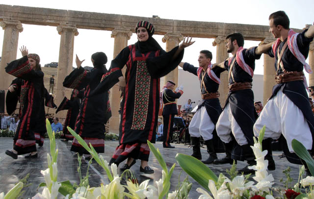 The 32nd Jerash Festival of Culture and Arts officially opened on Thursday with the lighting of the torch by Prime Minister Hani Mulki in the centre of the historical Greco-Roman city (Photos by Osama Aqarbeh)