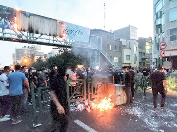 Images of the protests indicate their taboo-breaking nature (AFP photo)