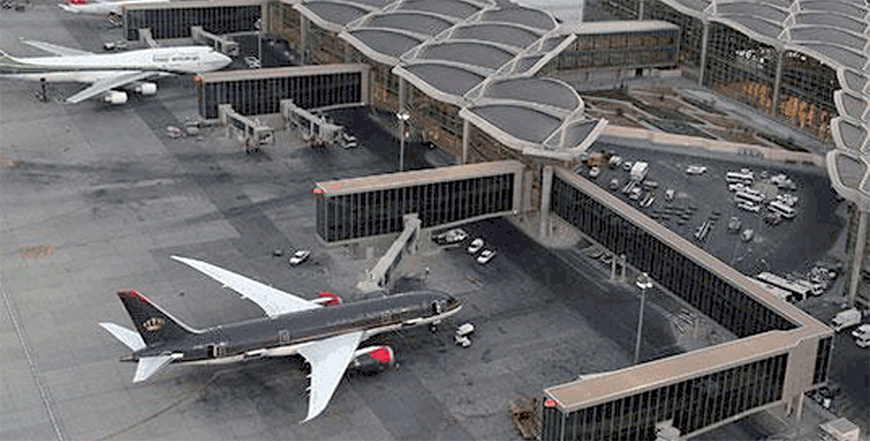 Civil Aviation Regulatory Commission Chief Haitham Misto says on Sunday that the Kingdom's three airports received 9.53 million in 2023 (JT file photo)