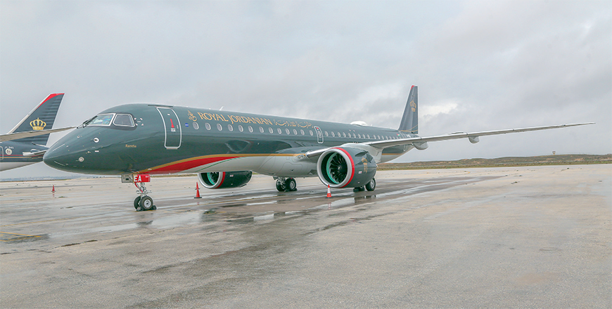 The Royal Jordanian Airlines has been ranked one of the top 5 airlines in the globe in best on-time performance (OTP) in 2023 (RJ Photo)