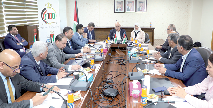 Independent Election Commission Musa Maaytah during a session organised by the Jordan News Agency, Petra, on Tuesday (Petra photo)