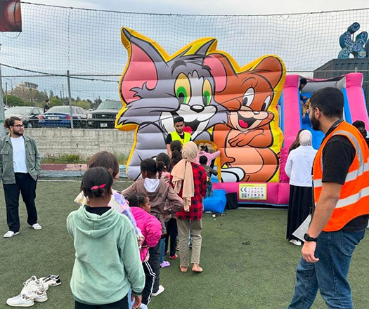 The Shabab Al Khair (Youth of Goodness) initiative, in cooperation with the “Children of Gaza” Association,  organises an iftar for over 300 orphan children from Gaza in Jerash (Photo courtesy of Shabab Al Khair)
