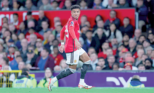 Jadon Sancho has joined Borussia Dortmund on loan from Manchester United (AFP photo)