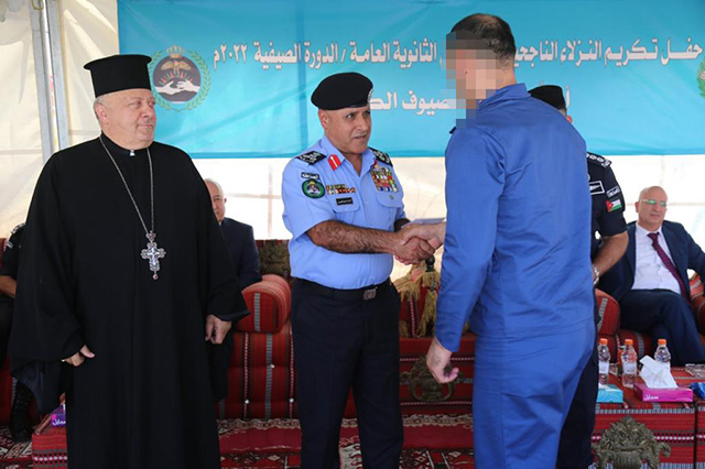 The Correctional and Rehabilitation Centres Department on Thursday, as per directives of PSD Director Hussein Hawatmeh, honoured 22 inmates who passed the 2022 General Secondary Education Certificate Examination (Tawjihi)  (Photos courtesy of PSD)