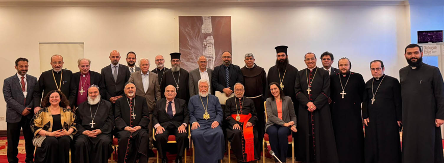 HRH Prince El Hassan, President of the Board of Trustees of the Royal Institute for Inter-Faith Studies, on Thursday attends the closing ceremony of the conference titled ‘Christians in the Arab Levant and the Aspirations of Unity and Enlightenment’ (Petra photo)