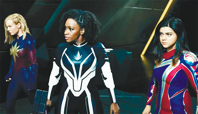 The film features the studio’s first all-female superhero team in the Marvel Cinematic Universe (Photo courtesy of Walt Disney Studios Motion)