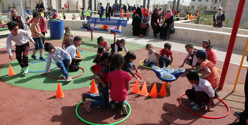 The five-dunum Abu Alanda Park was inaugurated in Amman on Thursday (Petra photo)