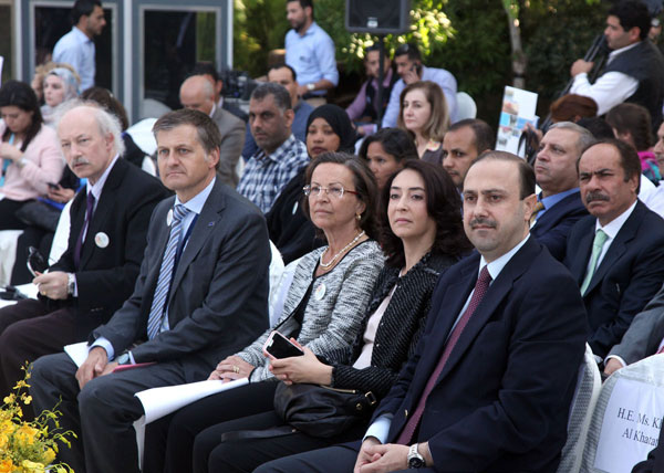 HRH Princess Rym Ali attends a ceremony in Amman on Sunday marking the World Press Freedom Day (Petra photo)