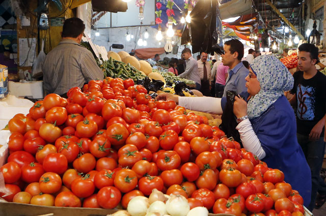 Tomatoes made up 58 per cent of Jordan’s exported vegetables in the first half of 2016 (Photo by Osama Aqarbeh)