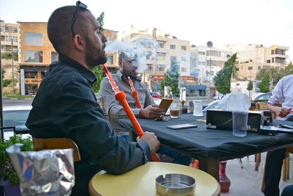 A single session of argileh smoking can be as damaging to health as smoking between 3 and 10 packets of cigarettes (Photo by Amjad Ghsoun)