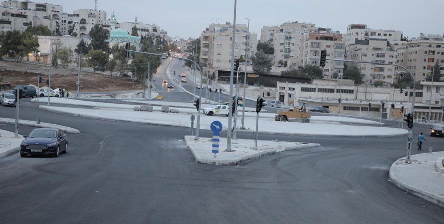  The Sahafa (press) Tunnel overpass of the BRT has been completed and will be officially opened to traffic on Monday (Photo by Osama Aqarbeh)