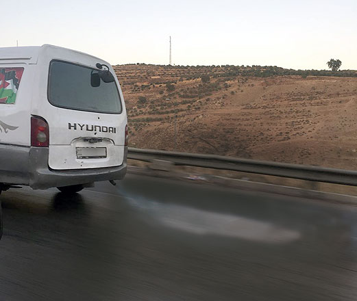 A diesel fuelled van is seen on a street in Amman on Thursday (Photo by Omar Obeidat)