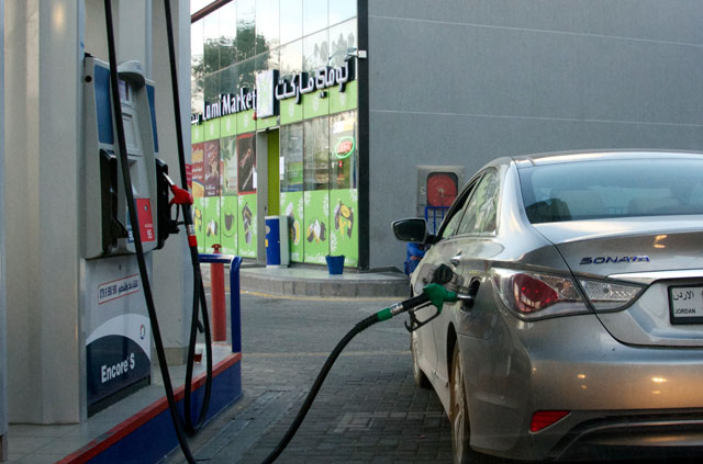 The prices of unleaded 90-octane and 95-octane gasoline will see a 4.3 and 3.4 per cent decrease respectively in August (Photo by Amjad Ghsoun)