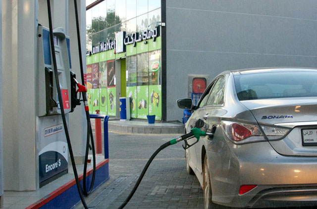 A government pricing committee meets monthly to adjust prices to correspond with changes in oil prices on the international market (Photo by Amjad Ghsoun)