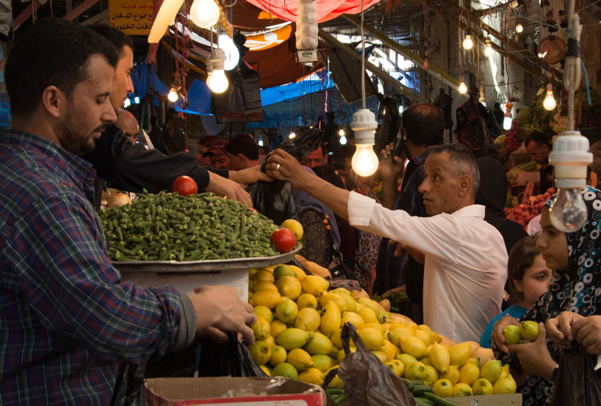 The cost of lemons currently ranges between JD2 and JD3 per kilogramme  (Photo by Amjad Ghsoun)