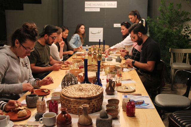 ‘The Humble Table’ offers people the chance to experience locally produced food in an interactive eating and cooking experience (Photo by Camille Dupire)