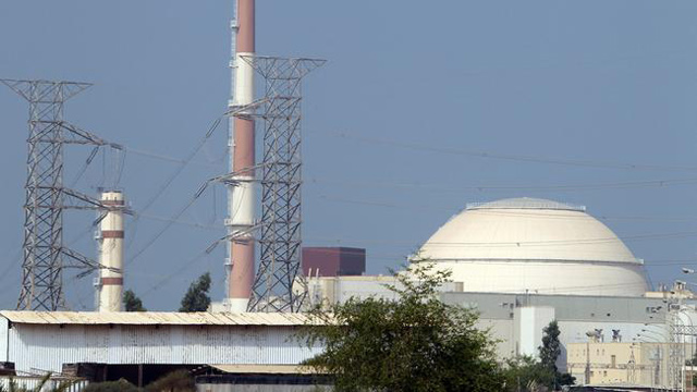 The Bushehr nuclear power plant on Iran’s southwest Gulf coast (AFP file photo)