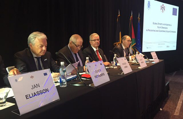 Deputy Prime Minister and Foreign Minister Nasser Judeh attends an international meeting in New York late last week (Petra photo)