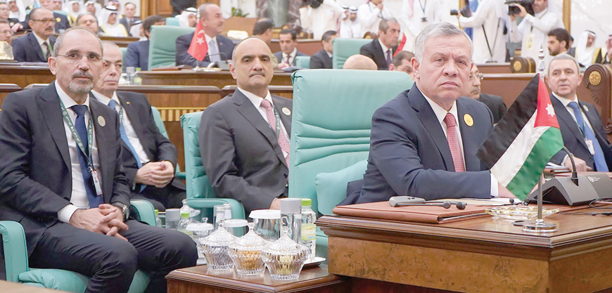 His Majesty King Abdullah heads Jordan’s delegation to the 14th Session of the Ordinary Islamic Summit Conference of the Organisation of Islamic Cooperation in Mecca on Saturday (Photo courtesy of Royal Court)