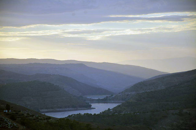 The King Talal Dam is one of the Kingdom’s major dams, which currently hold 43 per cent of their total capacity (Photo by Amjad Ghsoun)