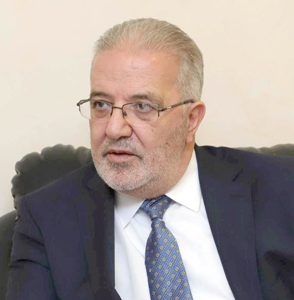 Palestinian Transport Minister Asem Salem (Petra photo)