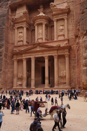 According to official figures, 215,970 tourists visited the Nabataean city of Petra in the January-June period, compared to 327,858 tourists in the same period of 2014 (Photo by Rajive Cherian)