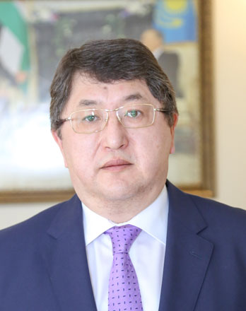 Kazakhstani Ambassador to Jordan Azamat Berdibay 