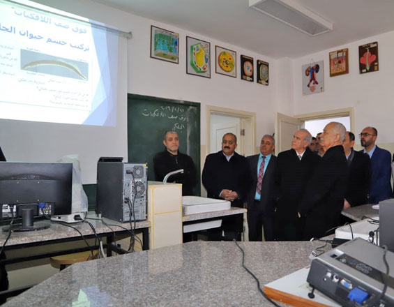 Royal Hashemite Court Chief Yousef Issawi inaugurates Royal Initiatives in the northern Jordanian governorate of Irbid on Thursday (Petra photo)