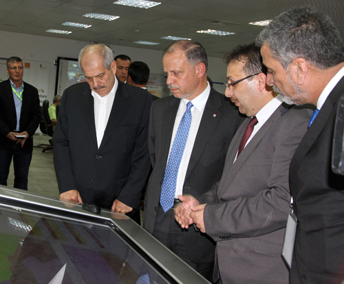 HRH Prince Feisal, the Regent, visits the Independent Election Commission, on Tuesday (Petra photo)
