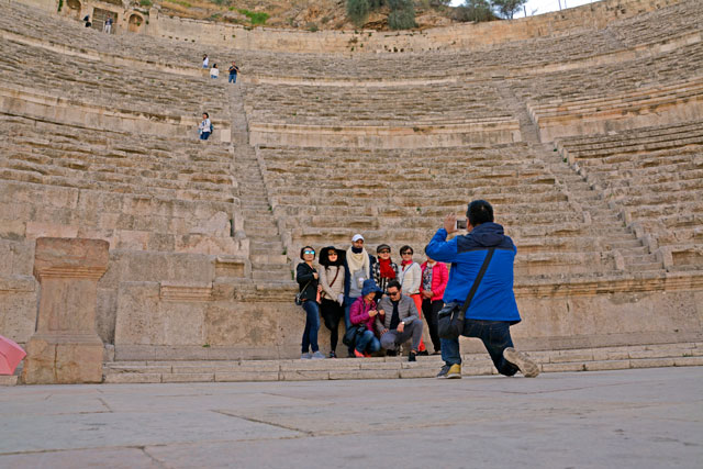  Individual overnight visitors to Jordan in 2016 were around 3.86 million, registering a 2.6 per cent increase compared to 2015, according to official figures (Photo by Amjad Ghsoun)