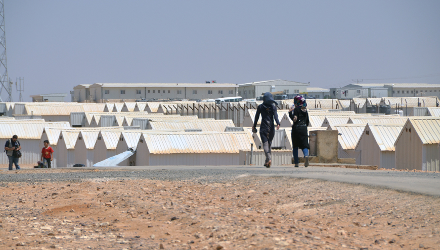 A total of 3,658 Syrians returned to Azraq Refugee Camp, some 100km east of Amman and 20km west of the town of Azraq in Zarqa Governorate, in the first half of 2015 (Photo by Muath Freij)