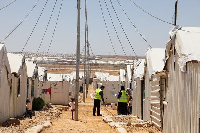   More than 80 per cent of refugees in Jordan live below the poverty line, on less than $3  a day, according to the UNHCR (Photo courtesy of UNHCR Jordan Facebook page)