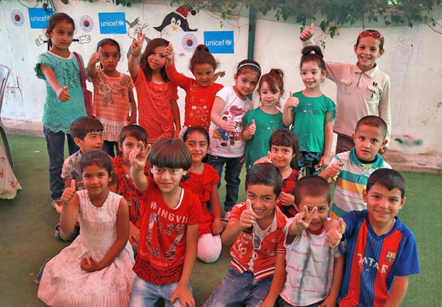 The UN World Children’s Day is marked annually on November 20 to celebrate the day the Convention on the Rights of the Child was signed (Photo courtesy of UNICEF Jordan)
