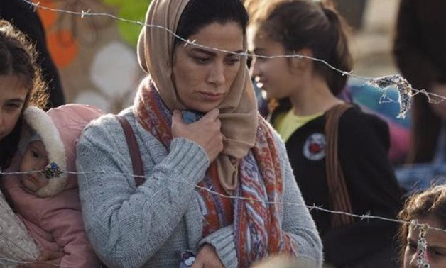 Jordanian Saba Mubarak in a scene from ‘The Guest: Aleppo-Istanbul’ movie (Photo courtesy of EgyptToday)