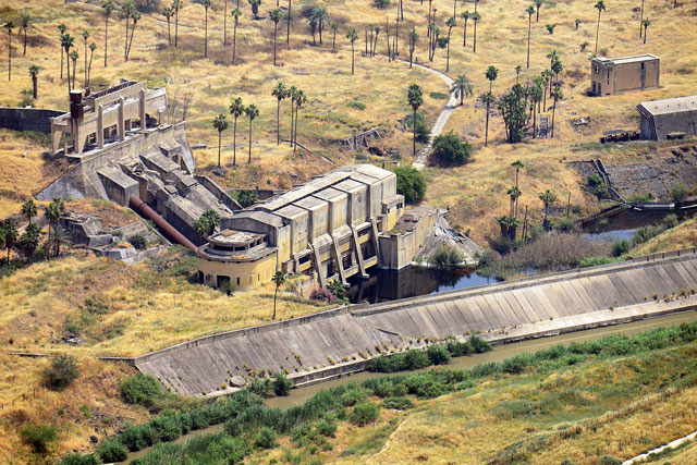An old electricity power plant is seen in Baqoura, a Jordanian land that was placed under a special regime in the 1994 peace treaty with Israel. Jordan has decided to cancel the annexes dealing with this land and another in Ghumar, a right maintained in the peace pact  (Photo courtesy of Wikipedia.com)