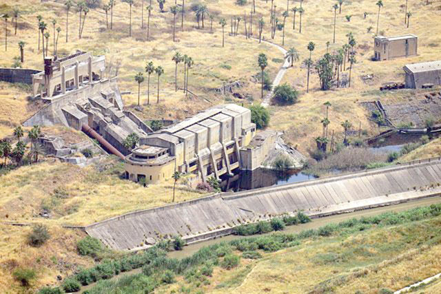 An old electricity power plant is seen in Baqoura, a Jordanian land that was placed under a special regime in the 1994 peace treaty with Israel. Jordan has decided to cancel the annexes dealing with this land and another in Ghumar, a right maintained in the peace pact (Photo courtesy of Wikipedia)
