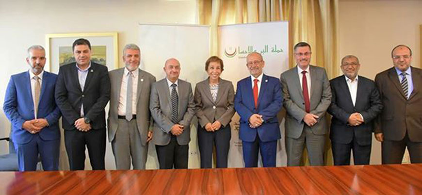 Princess Basma poses for a group photo after the memo signing ceremony in Amman on Saturday  (Petra photo)