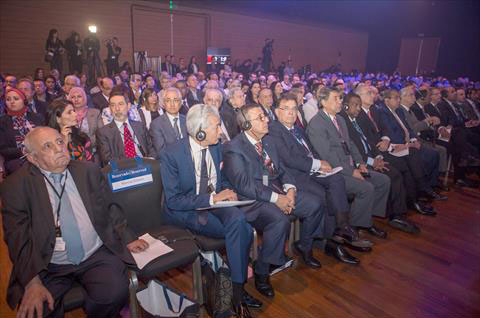 Businesspeople and senior officials of international companies attend the Arab-Brazilian Economic Forum in Sao Paulo, on Monday (Petra photo)