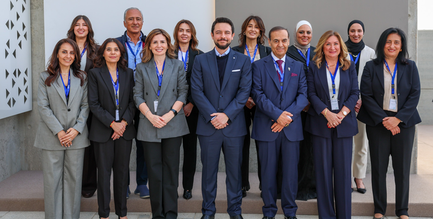 HRH Crown Prince Hussein inaugurates on Thursday the revamped Ghor Al Mazraa Comprehensive Healthcare Centre aimed at improving the quality of services (Photo courtesy of Royal Court)
