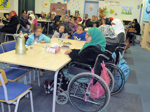Education Ministry says on Friday it directed affiliated departments to enrol a physically impaired student in one of the ministry’s public schools that have the capacity of receiving students with disabilities following a video of the student’s mother claiming that the schools she had visited rejected her first-grade son due to his physical disability (Photo courtesy of the  Higher Council for the Rights of Persons with Disabilities)