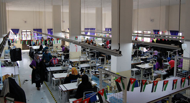 The garment industry is not attractive to Jordanians, although thousands of jobs are available there for citizens (File photo)