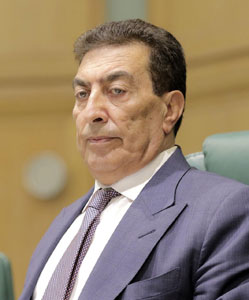 Lower House Speaker Atef Tarawneh condemned the Knesset’s approval of the ‘Jewish nation-state’ bill on Friday (Photo by Osama Aqarbeh)