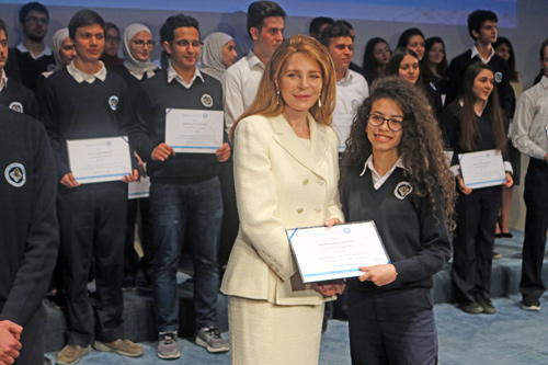 Her Majesty Queen Noor has been advocating for academic excellence at the Jubilee Institute and Jubilee School (Photo courtesy of Royal Court)