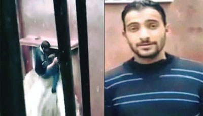 Photographs shared on Facebook of Rakan Qteishat and his rescue of six children trapped in a basement apartment in Hai Nazzal during the flash floods on Thursday