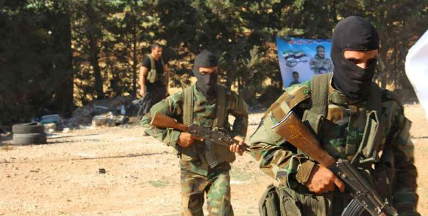 Syrian rebels in northern Syria are seen during a training in this undated photo  (Photo courtesy of Idlib EMC Facebook page)