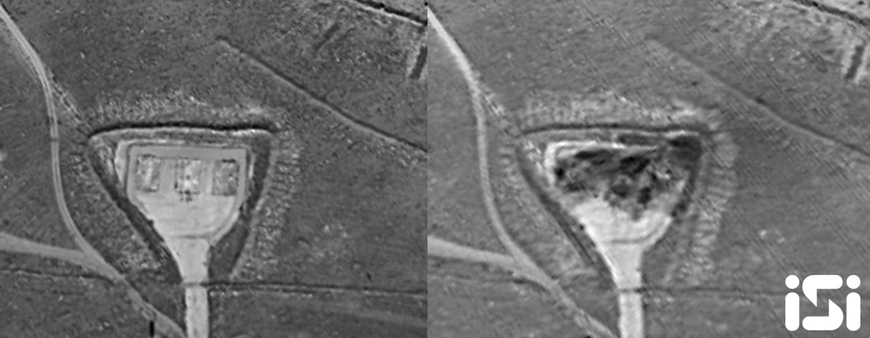 The Syrian Shayrat Air Field base is pictured in undated before and after (taken on Friday) satellite imagery in Homs, Syria (Reuters photo)