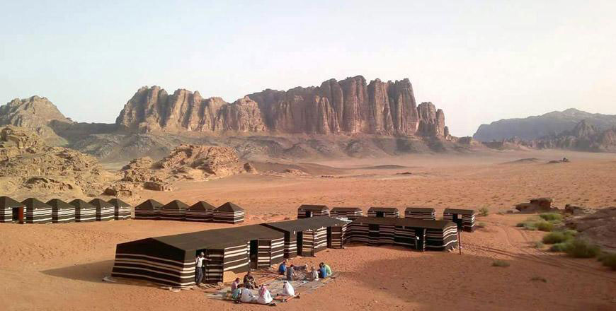 The number of tourists who visited the Wadi Rum desert in 2017 increased by 97 per cent compared with the previous year (File photo)